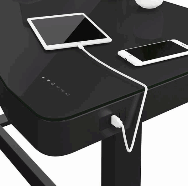 47" Sit-Stand Desk (Black) - Image 3