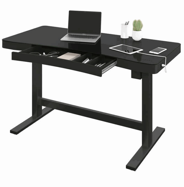 47" Sit-Stand Desk (Black) - Image 4