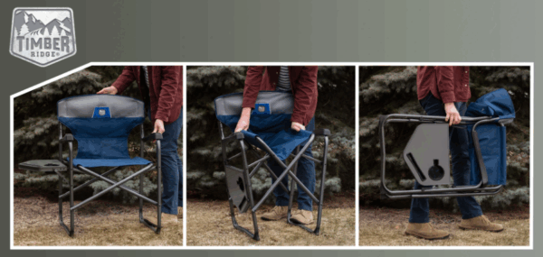 Timber Ridge Folding Lawn Chairs (2 Pack) - Image 3
