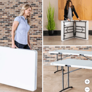 Lifetime Commercial 6' Fold-in-Half Table