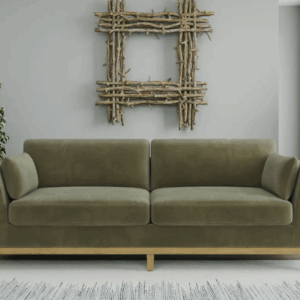 Mokena Fabric Stationary Sofa with Storage