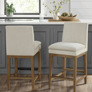 Rylee Fabric Bar Height Chair (Set of 2)